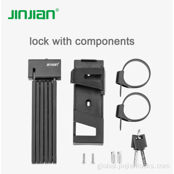 1000mm Length Folding Lock Carbon steel antishear folding bike lock foldable lock Factory